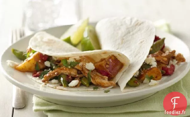 Tacos au Poulet Chipotle et aux Légumes
