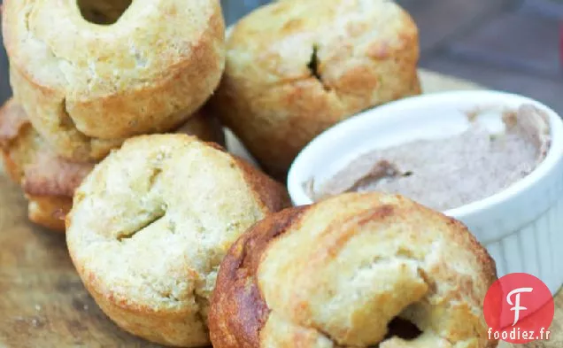 Popovers Pomme Cannelle au Beurre de Cassonade