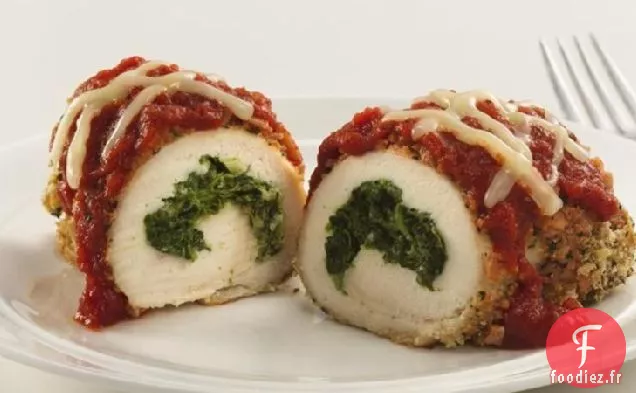 Poulet Farci Sainement Au Parmesan