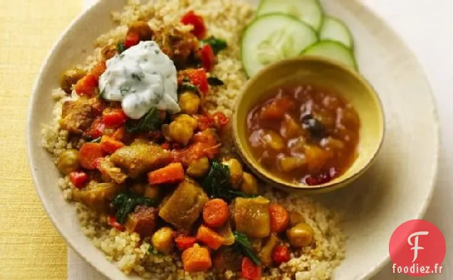 Curry de Légumes Mijotés au Couscous