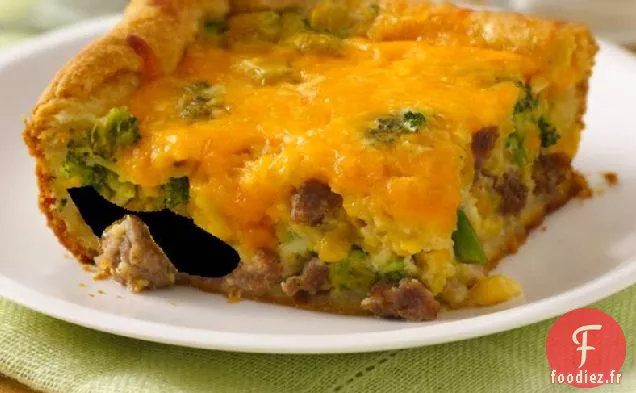 Cuisson à la saucisse, au Maïs et au Brocoli