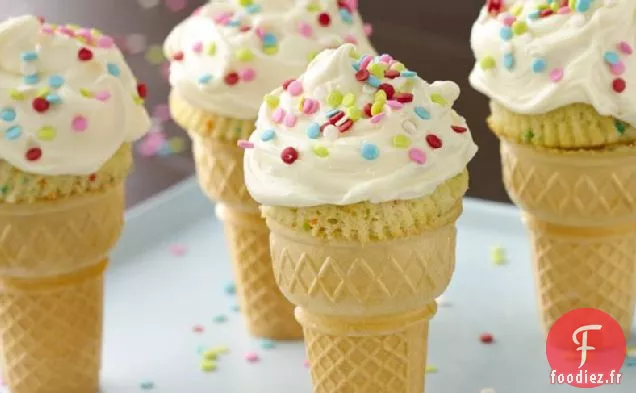 Gâteaux au Cornet de Crème Glacée