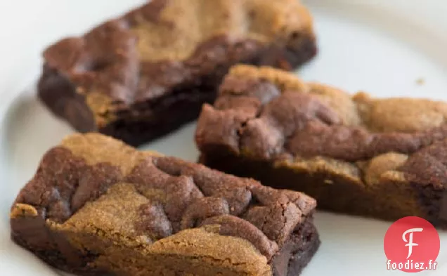 Barres à Biscuits Doubles au Chocolat et au Pain d'Épice