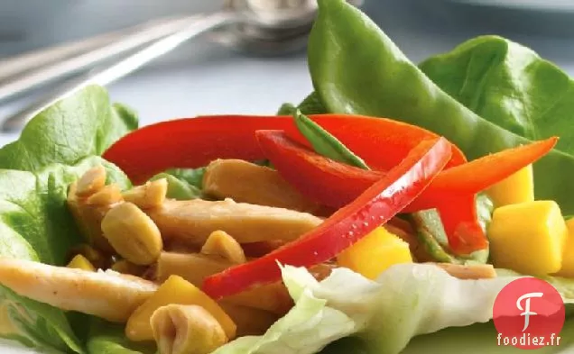 Wraps de Laitue Fourrés au Poulet