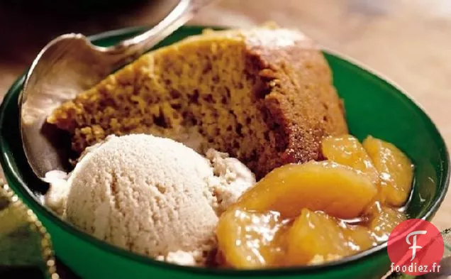 Dessert à la Citrouille et aux Pommes à la Mijoteuse