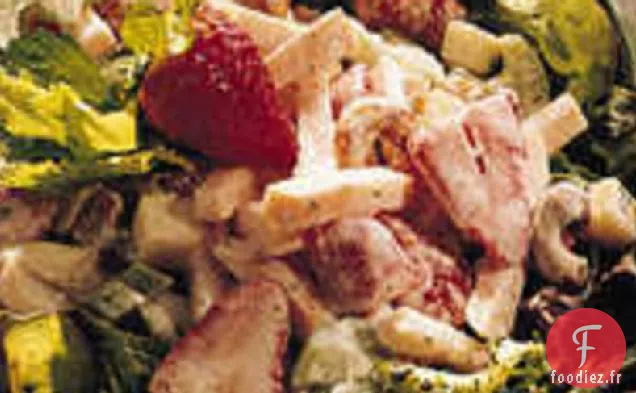 Salade de Dinde Fumée aux Fraises