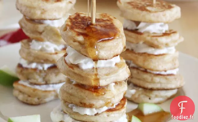 Mini Brochettes de Crêpes à la Tarte aux Pommes