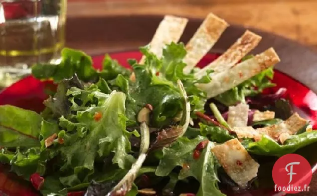 Salade de Vacances avec des Fans de Parmesan