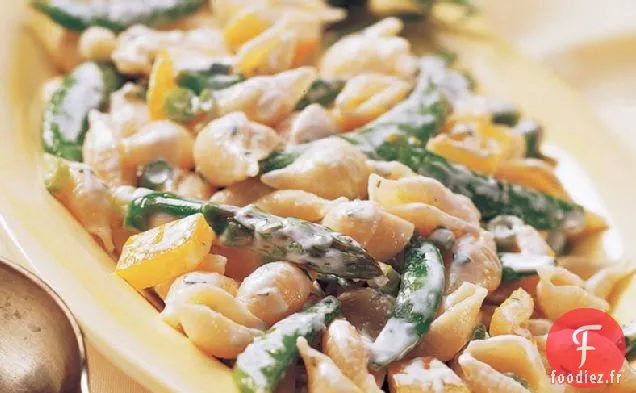 Salade de Pâtes aux Légumes Citronnés (Taille de la foule)
