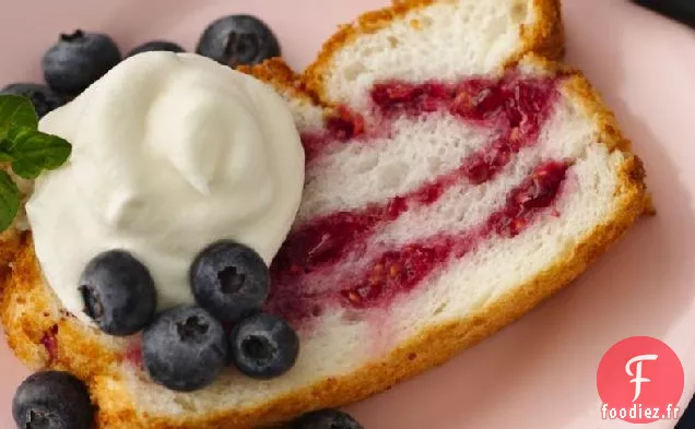 Gâteau de Drapeau de Nourriture d'Ange