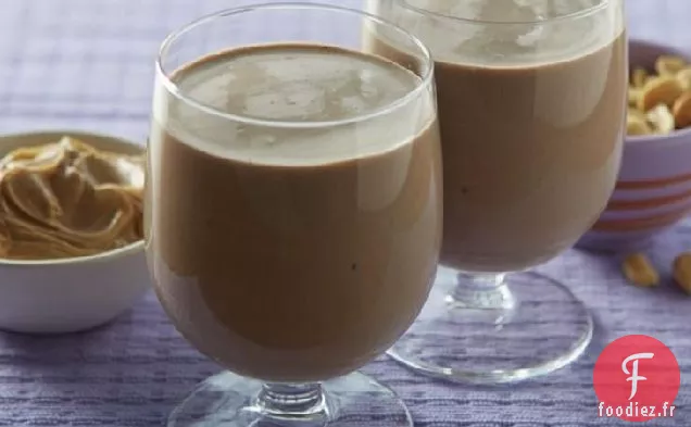 Smoothies Cacahuètes au Chocolat Et à la Banane