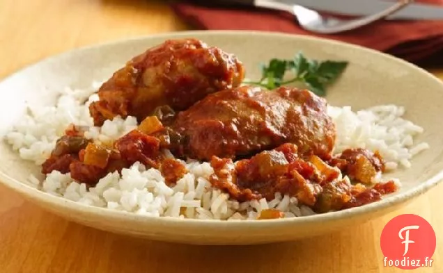 Poulet Cajun Assaisonné à la Mijoteuse