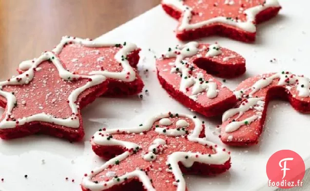 Crêpes de Noël en Velours Rouge