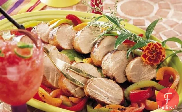 Filet de Porc Grillé avec Marinade de Pétards