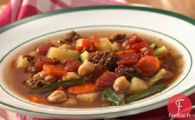 Soupe aux Légumes à la Saucisse Italienne Facile à Mijoter