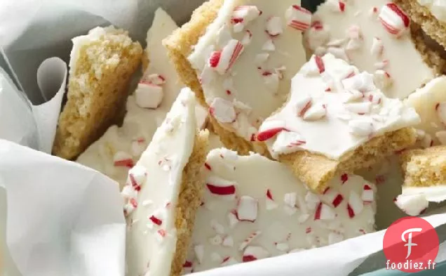 Écorce de Biscuit au Sucre de Menthe Poivrée