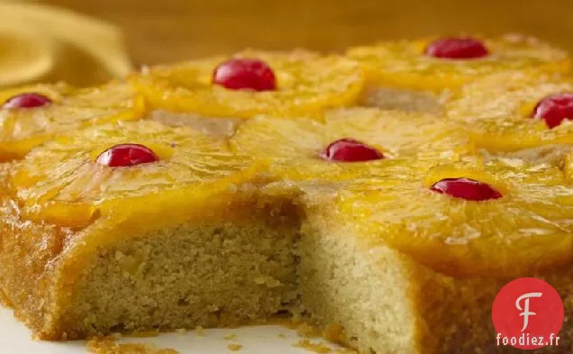 Gâteau À l'Envers À l'Ananas Sans Gluten