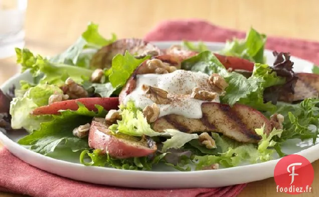Salade de Pommes Grillées au Yogourt à la Vanille