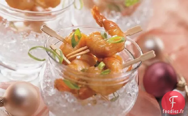 Crevettes au Gingembre