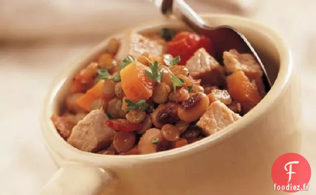 Casserole de Dinde du Sud et de Lentilles