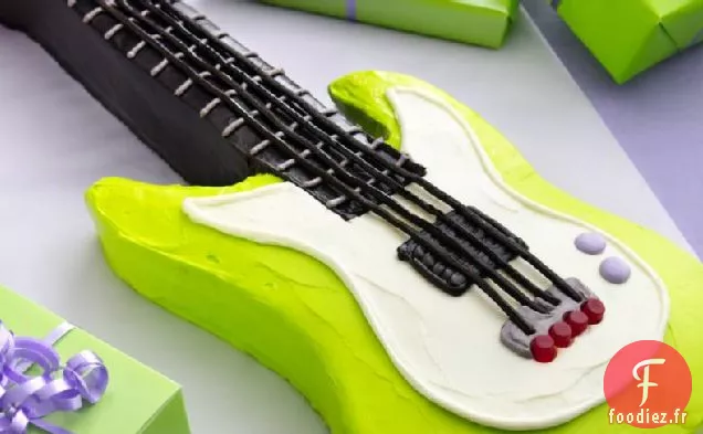 Gâteau de Guitare Électrique