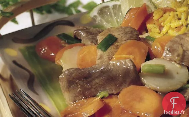 Sauté de bœuf thaï (plus léger)