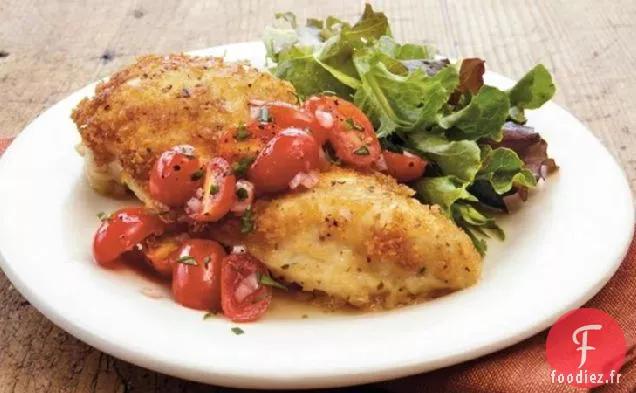 Poulet Milanais à la Sauce Tomate Fraîche