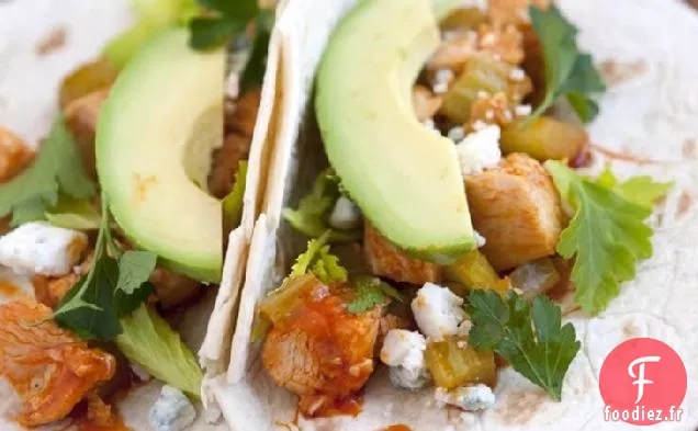 Tacos au Poulet Buffalo