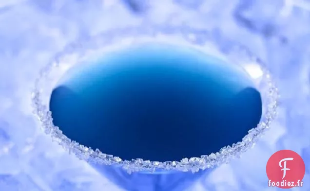 Cocktail Bleu Royal