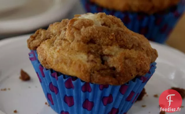 Muffins à la Cannelle Garnis de Pommes Streusel