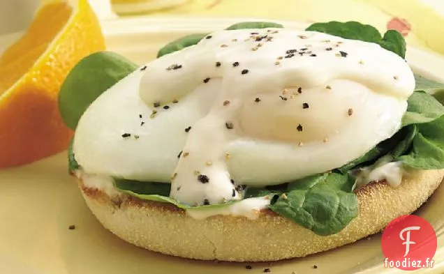 Oeufs Florentins sur Muffins anglais