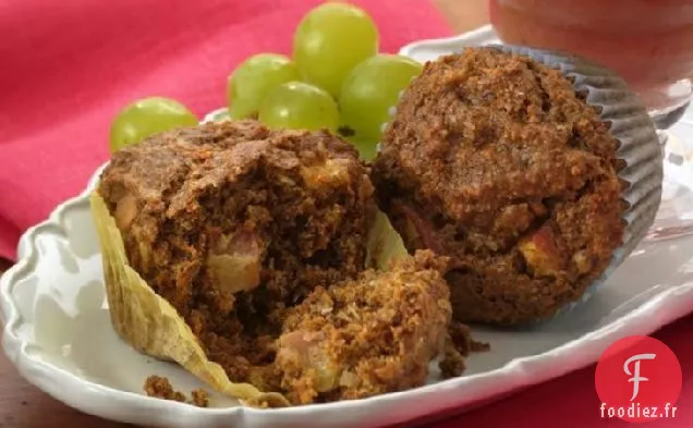 Muffins Golden Harvest aux Graines de Lin