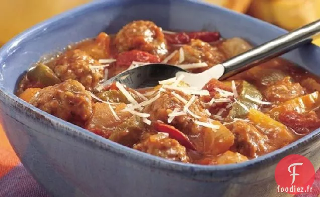 Ragoût de Boulettes de Viande Italienne Facile à Mijoter