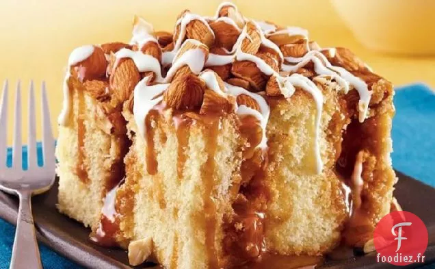 Gâteau aux Amandes Et Caramel