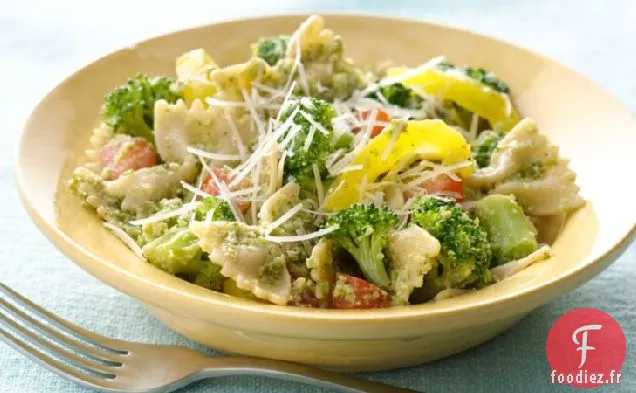 Noeuds Papillon au Pesto de Brocoli