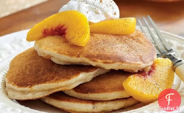 Crêpes au Babeurre aux Pêches
