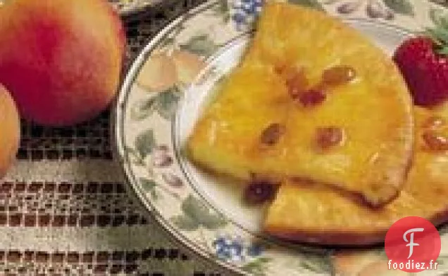 Crêpes aux Pêches au Four