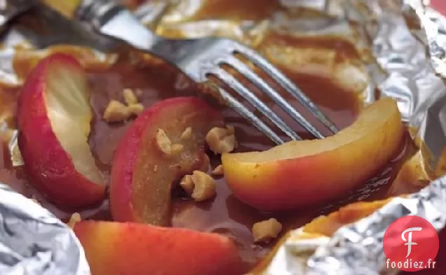 Pommes Au Caramel Grillé