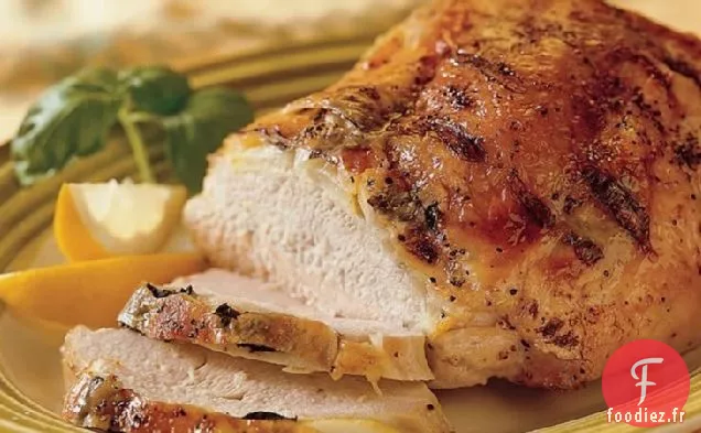 Poitrine de Dinde Grillée au Citron et au Basilic