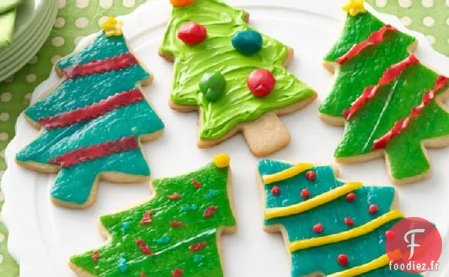 Biscuits aux Arbres de Noël Amusants Et Fruités