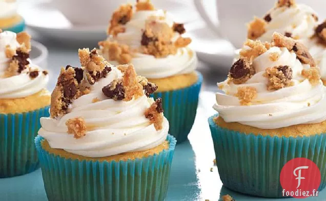 Cupcakes aux Biscuits aux Pépites de Chocolat