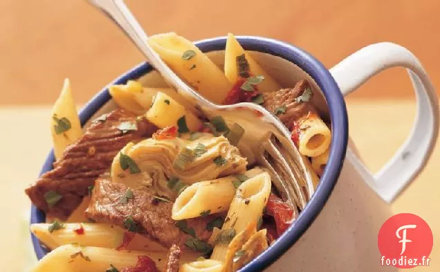 Penne au Bœuf et Tomates Séchées