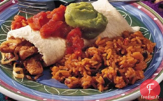 Fajitas au Poulet Grillé