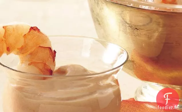 Crevettes à la Sauce Cocktail au Bourbon