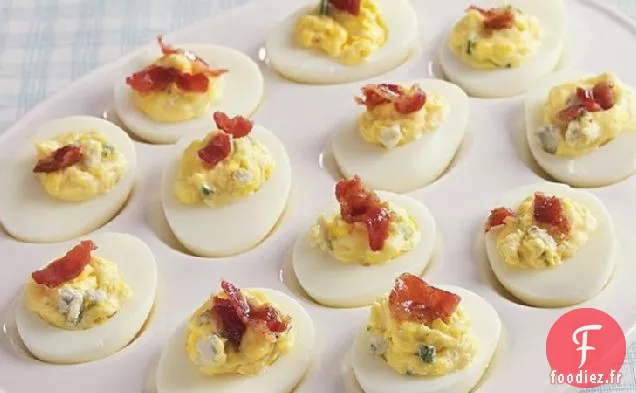 Oeufs Farcis au Bacon au Fromage Bleu