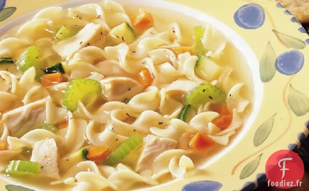 Soupe de Nouilles au Poulet de Récolte