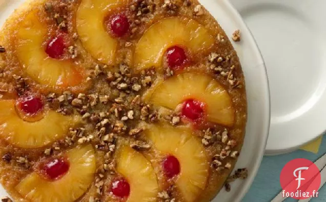 Gâteau Rapide à l'Ananas À l'envers