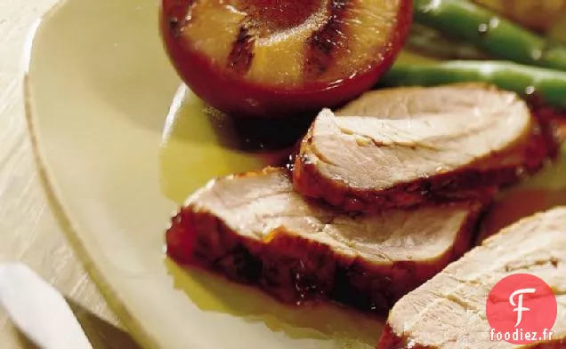 Filet de Porc Grillé aux Prunes