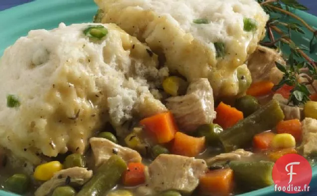 Ragoût de poulet salé et Boulettes (Cuisson pour 2)