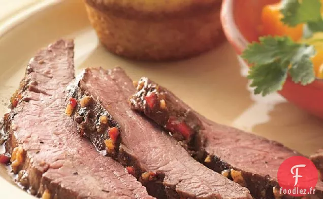 Steak de Flanc de Jerk Grillé